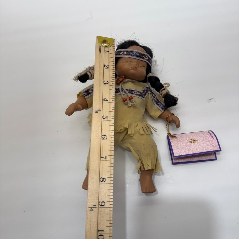 Goldenvale Collection Eliza Porcelain Doll Limited Edition 2000 Tan Fringed 8.5" - Picture 6 of 6